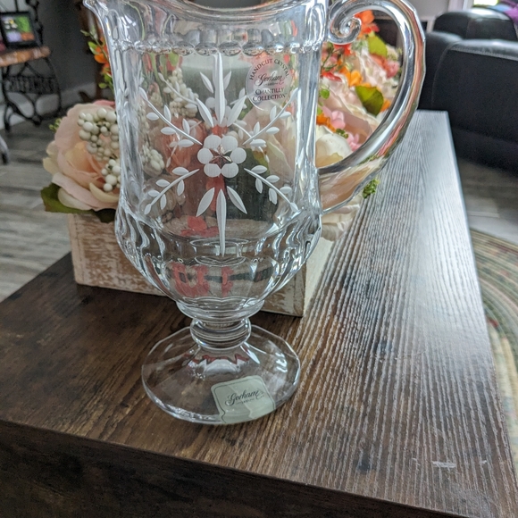 Sparkling Gorham Crystal Pitcher - Picture 1 of 2